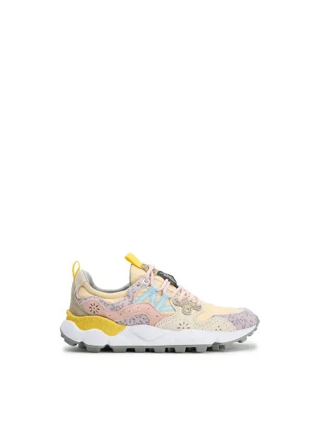 Flower Mountain Yamano 3 Suede Trainers Natural