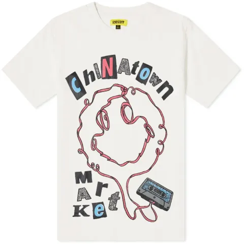 Chinatown Market Smiley Tape Player T-Shirt