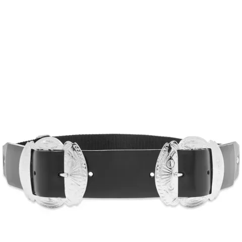 TOGA Double Buckle Concho Belt