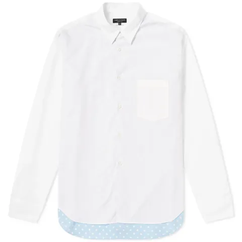 Comme des Garcons Homme Plus Layered Polka Dot Shirt