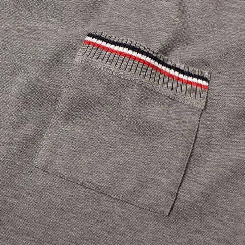 Stripe Pocket Pique Tee