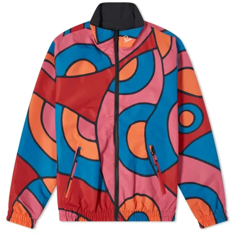 Serpent Pattern Reversible Track Top