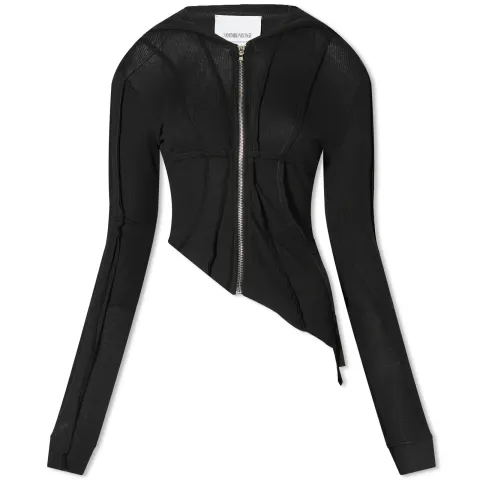 Asymmetric Open Seam Hoodie