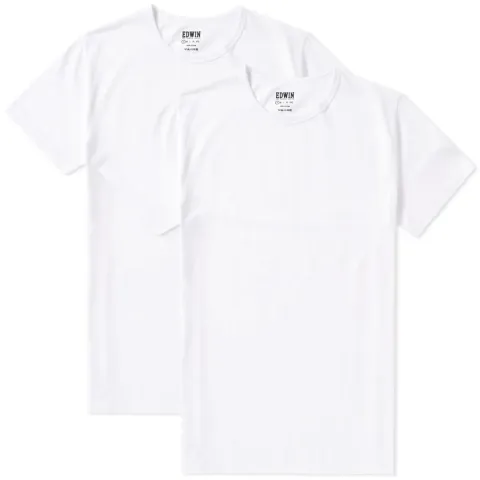 Crew Neck Double Pack Tee
