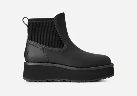 Cityfunc Chelsea Boot, Leather/Polyester