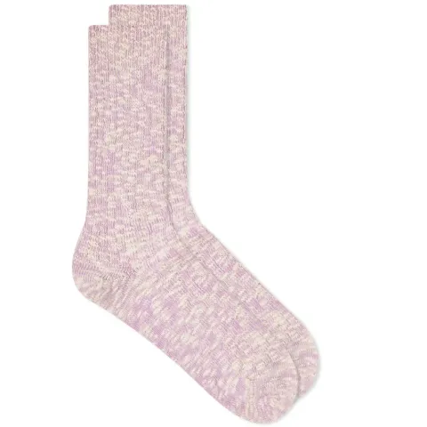 Lightweight Slub Crew Sock