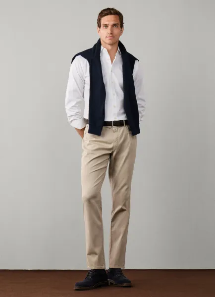 Tailored Fit Travel Solid Shirt
