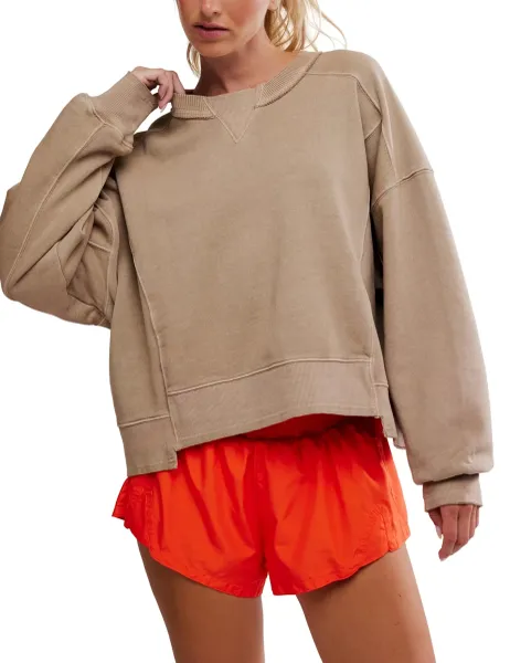 FP Movement Cotton Rich Intercept Sweatshirt Sand