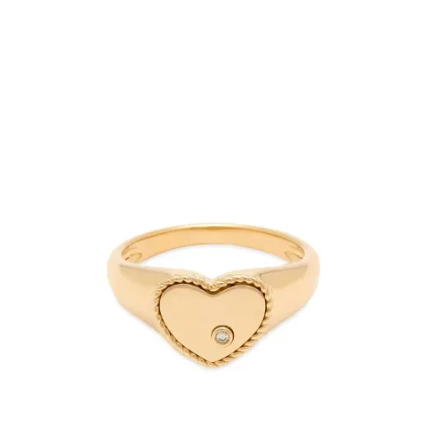 Baby Heart Signet Ring