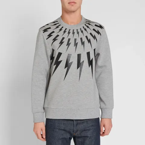 Fair Isle Bolt Print Sweat