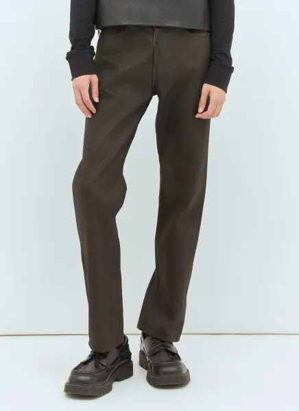 Waxed Jeans