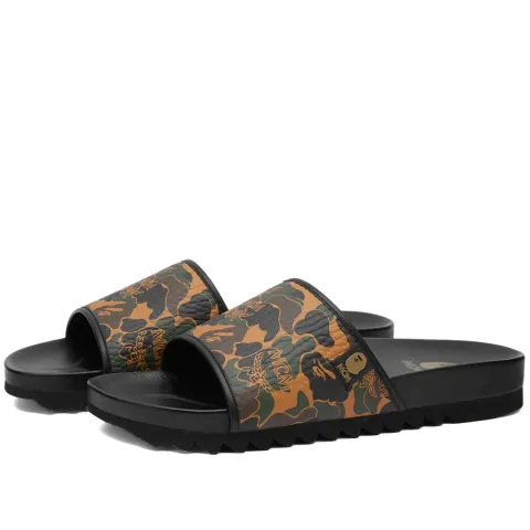 MCM x A Bathing Ape Camo Sandal