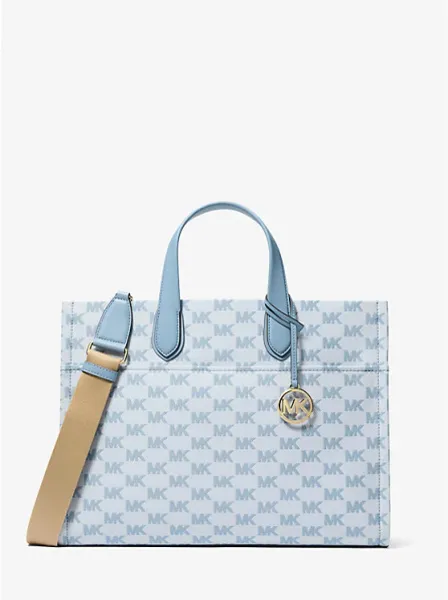 Michael Kors Gigi Large Logo Jacquard Tote Bag
