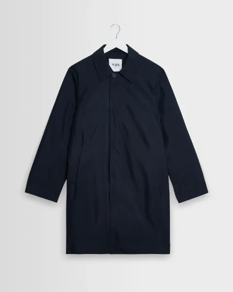 Navarino - Dark Navy Water Repellent Twill Mac