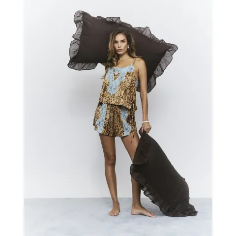 River Island Leopard Cami Pyjama Set
