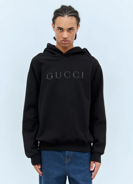 Crystal Logo Hooded Sweatshirt