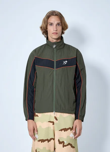 Paneled Track Jacket