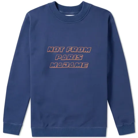Not From Paris Block Crew Sweat