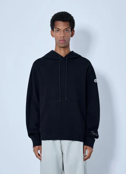 Moncler x FRGMT Hiroshi Fujiwara Hooded Sweatshirt with Patch Detail