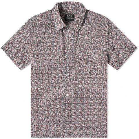 A.P.C. Short Sleeve Cippi Liberty Print Shirt