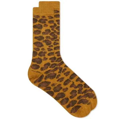 Brushed Animal Crew Sock