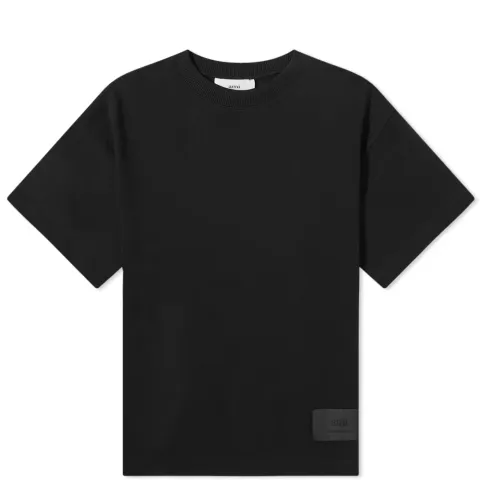 AMI Satin Label Oversized T-Shirt