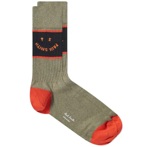 Happy Block Sock