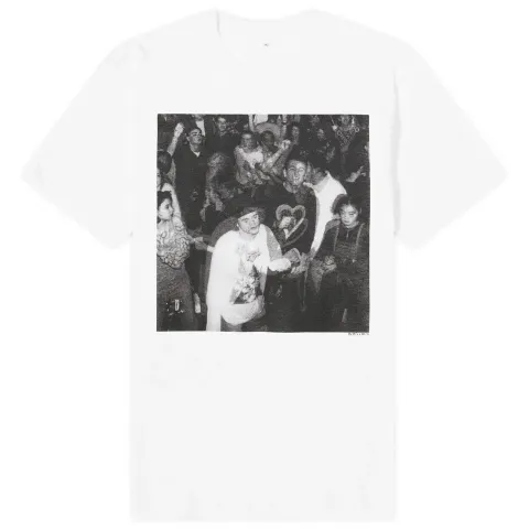 Dancefloor Front Print With Clockwork Logo Back T-S
