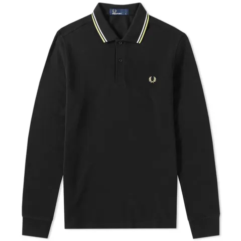 Fred Perry Long Sleeve Twin Tipped Polo
