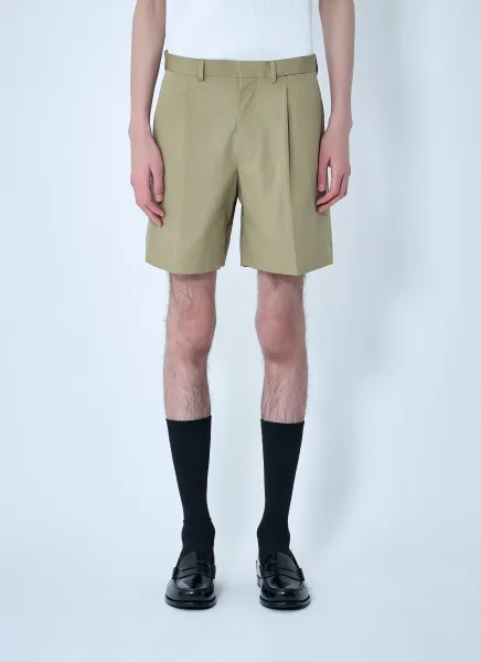 Button Patch Pocket Trousers