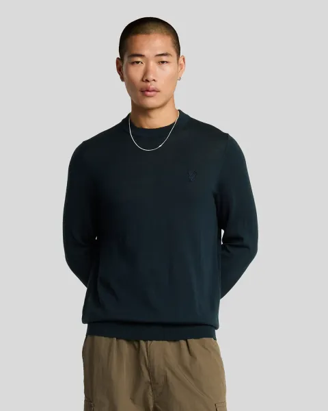 Lyle & Scott Merino Wool Crew Neck Jumper