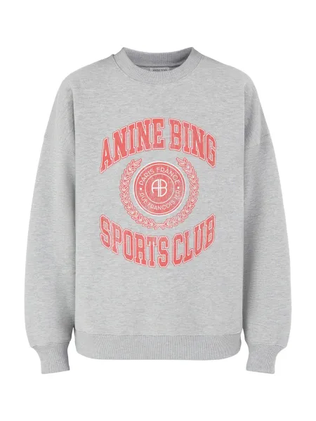 Anine Bing Cotton Blend Miles Collegiate Sweatshirt