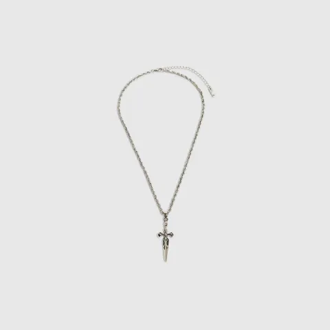 River Island Dagger Cross Necklace