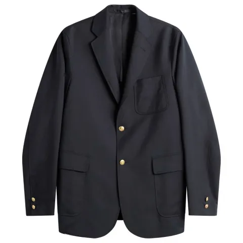 3 Button Combat Wool Blazer