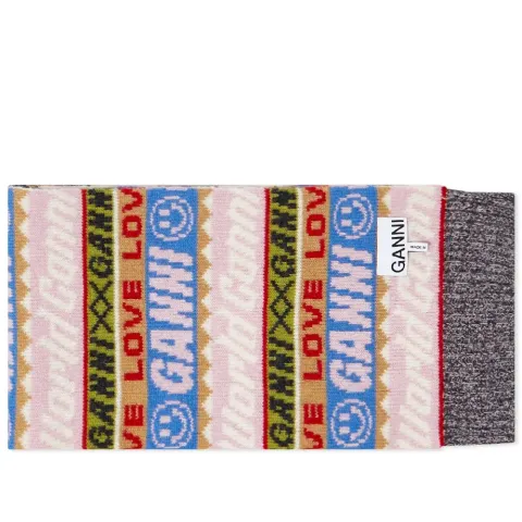 Graphic Wool Scarf