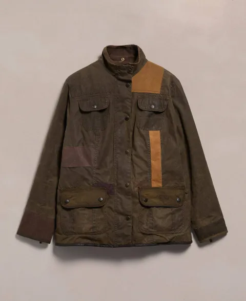 Re-loved Women's Utility Waxed Jacket - Size 14