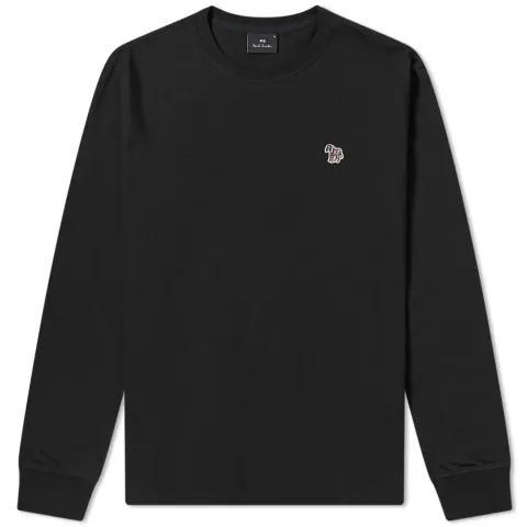 Long Sleeve Zebra Logo Tee