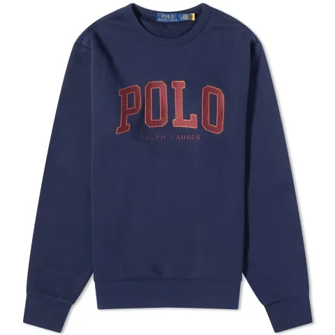 Polo College Logo Crew Sweat
