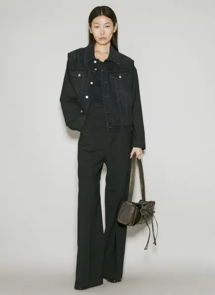 Blazer Sleeves Denim Jacket