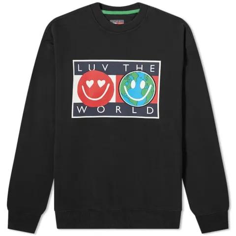 Tj Us Luv The World Crew Sweat