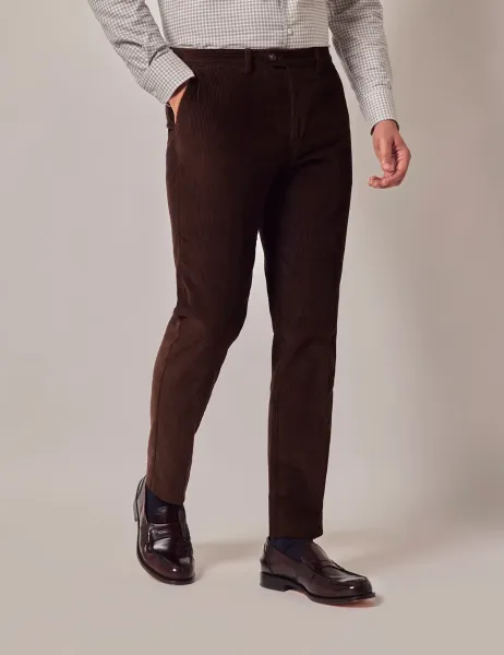 Hawes & Curtis Regular Fit Corduroy Chinos