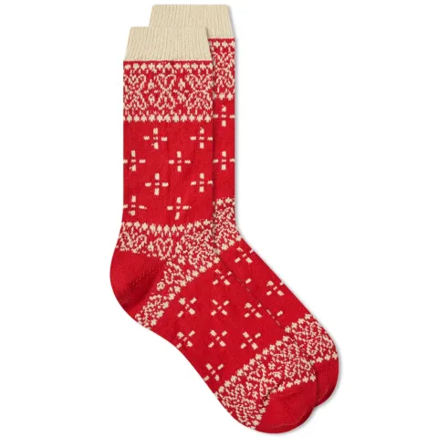 Bandana Pattern Crew Socks