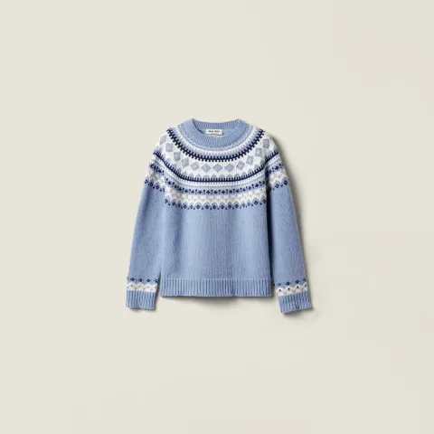 Wool crew-neck sweater