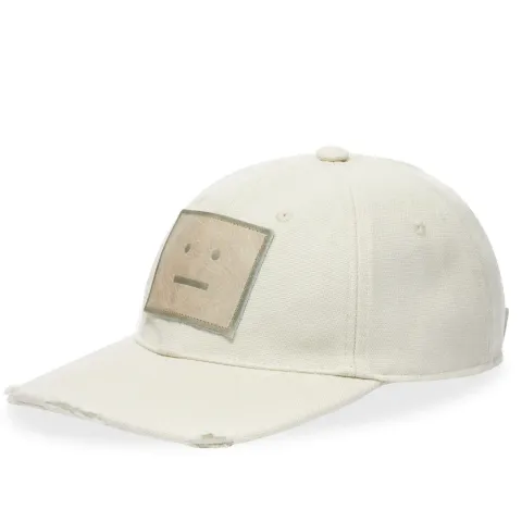 Cunov Canvas Frayed Face Cap