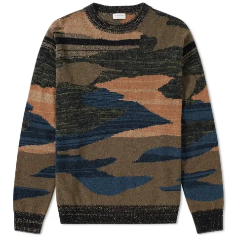 Nepal Camo Crew Knit