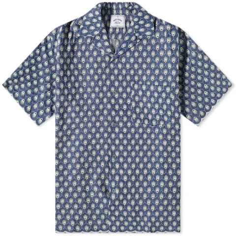 Denim Embroidery 1 Vacation Shirt