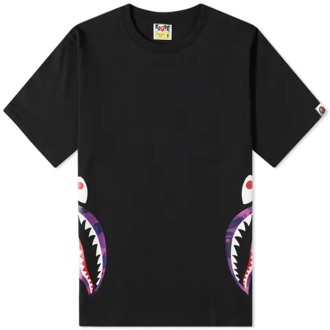 Colour Camo C Side Shark T-Shirt