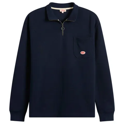 Half Zip Pocket Sweatshirt