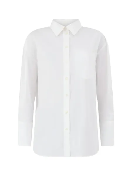 Selected Organic Cotton Dannie Oversized Long-Sleeved Shirt