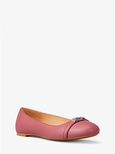 Michael Kors Mandy Leather Ballet Flat